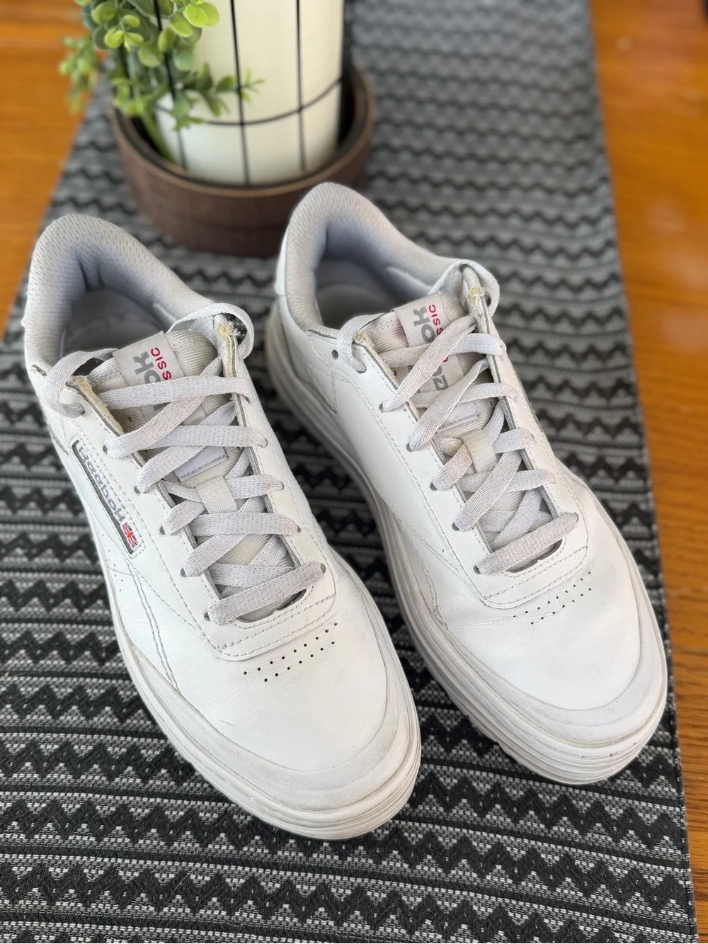 Reebok Women’s Classic White Leather Sneakers